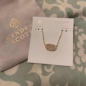 Kendra Scott Elisa Necklace in Iridescent Druzy